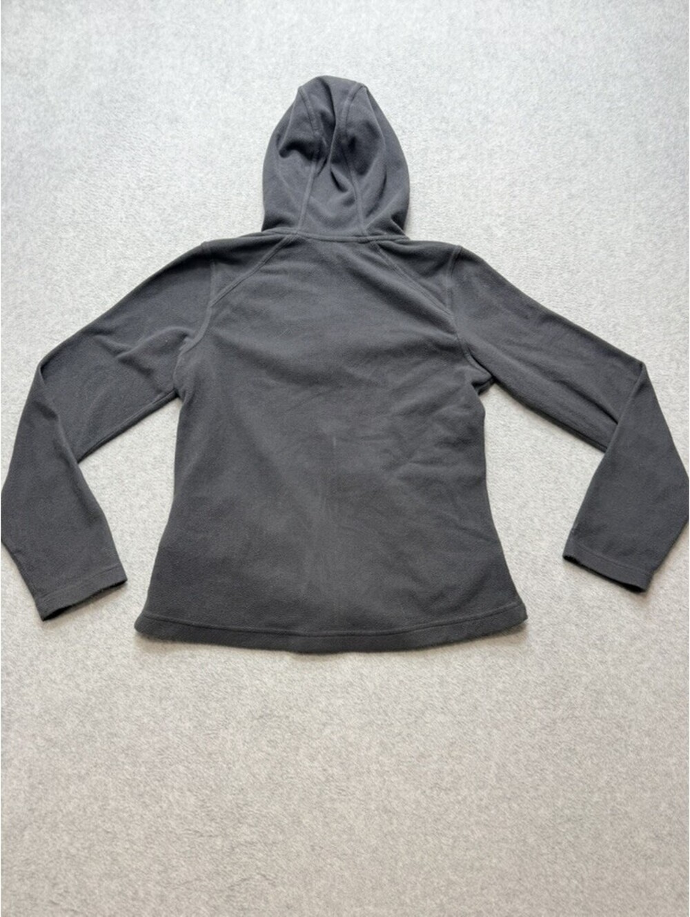 The North Face Womens Fleece Full Zip Hoodie Jacket S Gray Polyester Outdoor - Picture 9 of 10